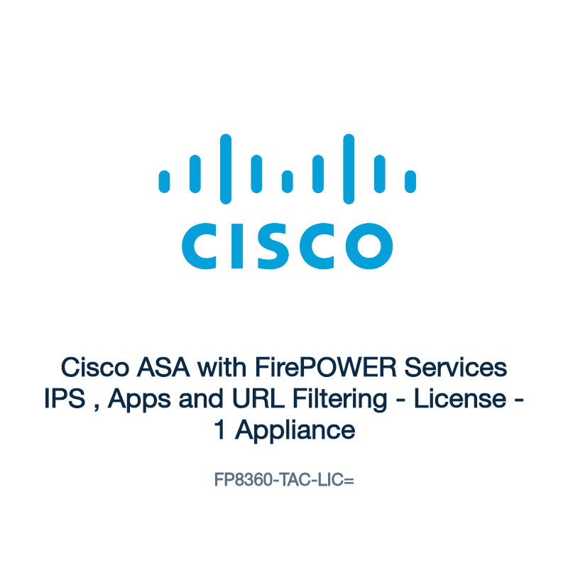 FP8360-TAC-LIC=: Cisco ASA with FirePOWER Services IPS , Apps and URL Filtering