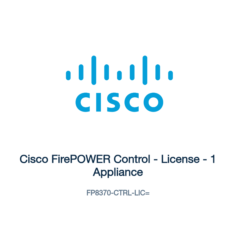 FP8370-CTRL-LIC=: Cisco FirePOWER Control