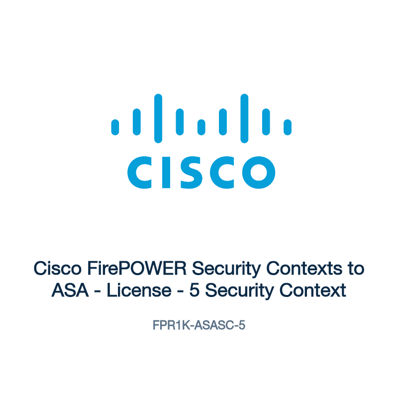FPR1K-ASASC-5: Cisco FirePOWER Security Contexts to ASA