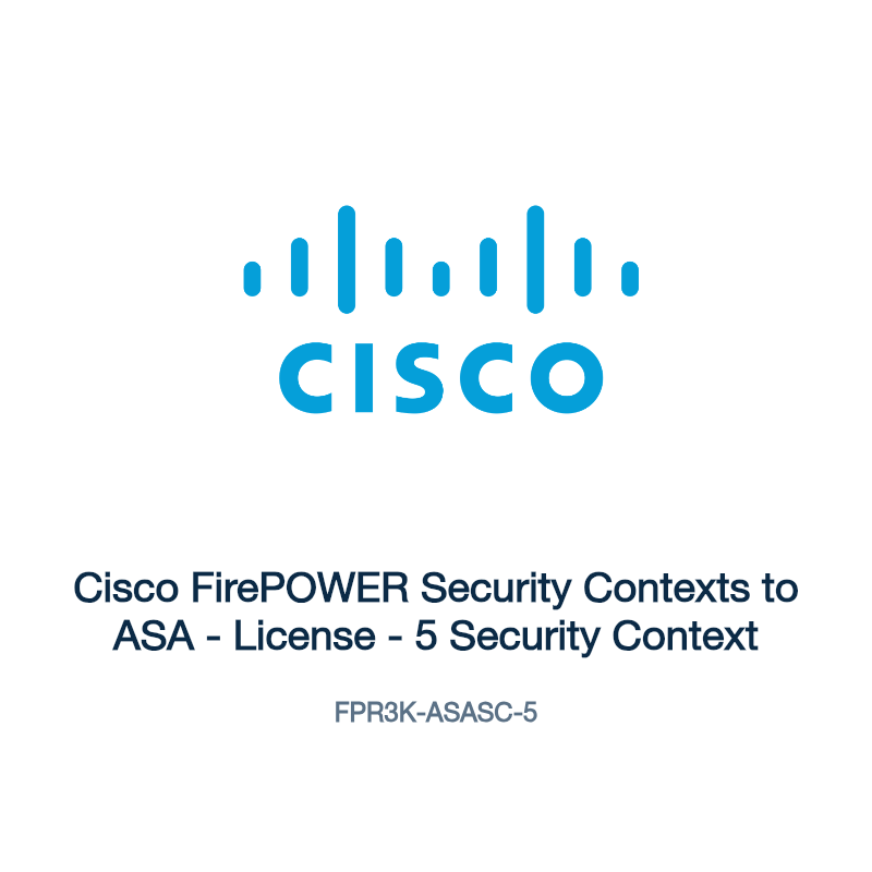 FPR3K-ASASC-5: Cisco FirePOWER Security Contexts to ASA