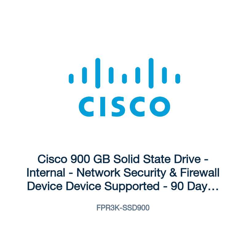 FPR3K-SSD900: Cisco 900 GB Solid State Drive