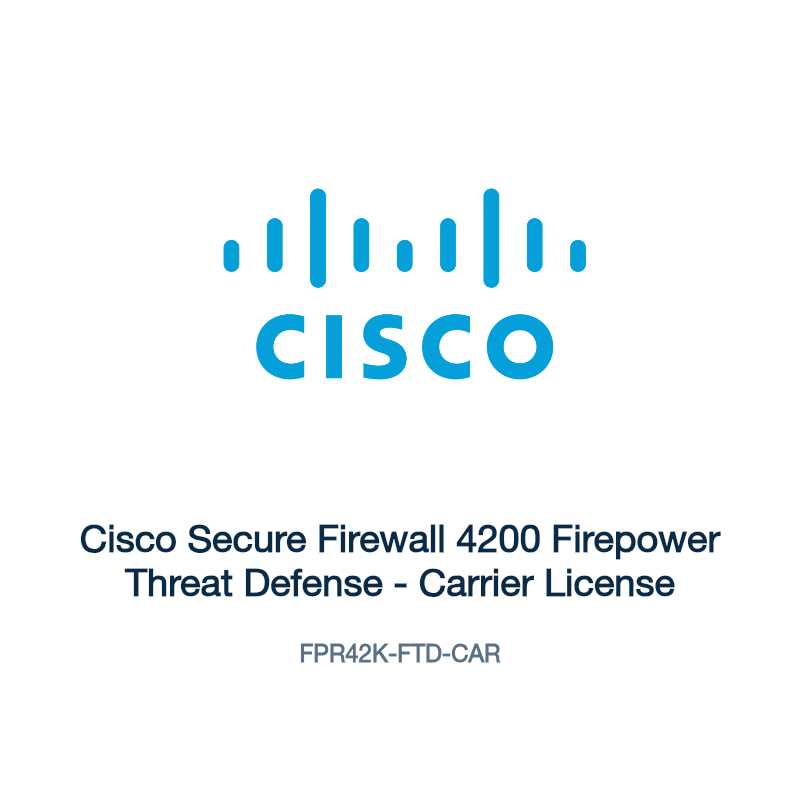FPR42K-FTD-CAR: Cisco Secure Firewall 4200 Firepower Threat Defense