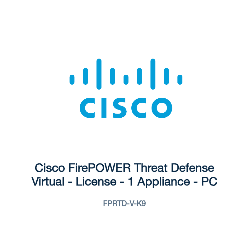 FPRTD-V-K9: Cisco FirePOWER Threat Defense Virtual