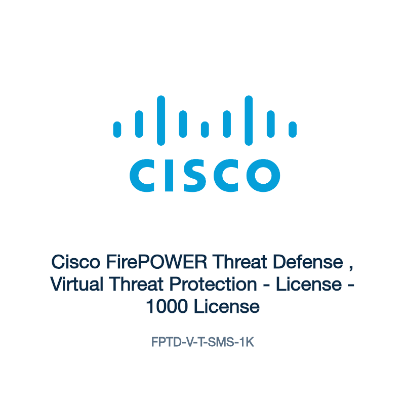 FPTD-V-T-SMS-1K: Cisco FirePOWER Threat Defense , Virtual Threat Protection