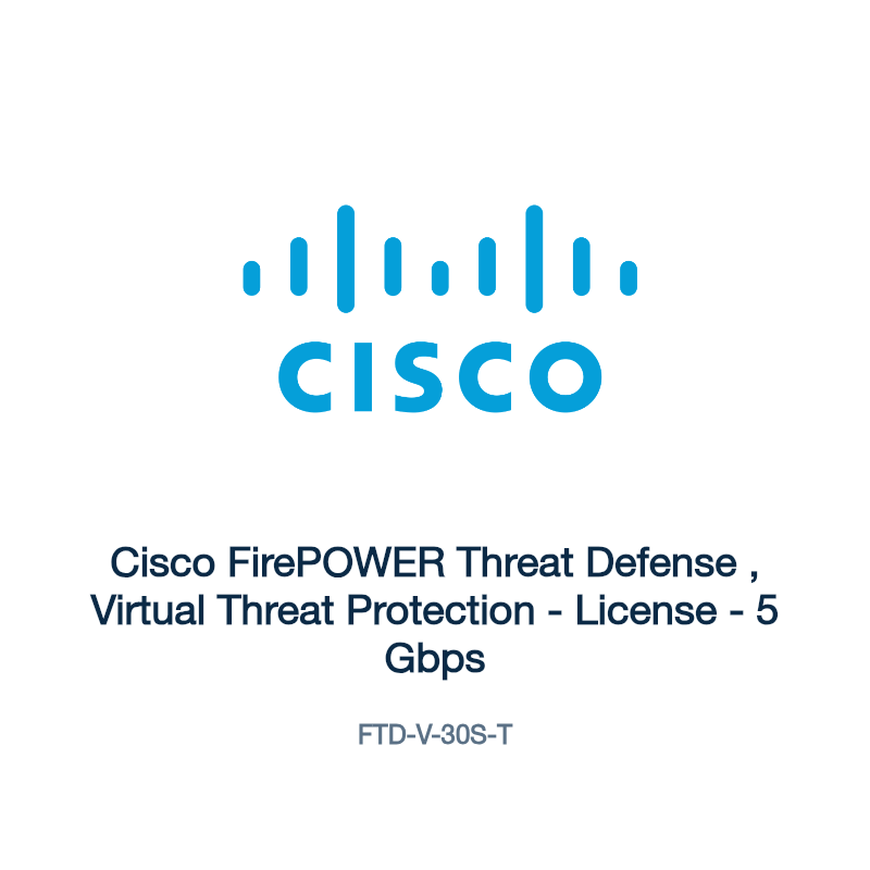 FTD-V-30S-T: Cisco FirePOWER Threat Defense , Virtual Threat Protection