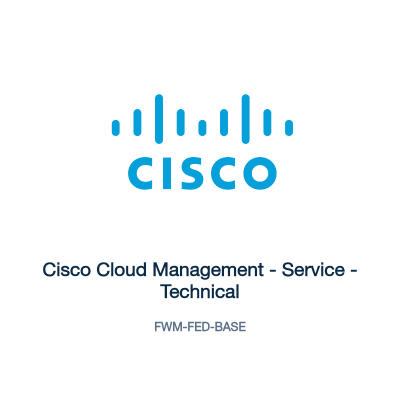 FWM-FED-BASE: Cisco Cloud Management