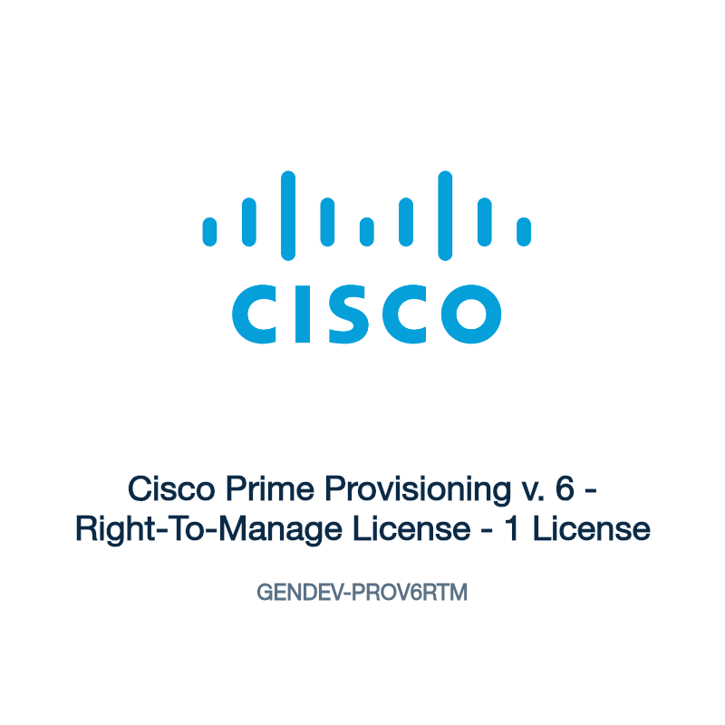 GENDEV-PROV6RTM: Cisco Prime Provisioning v. 6