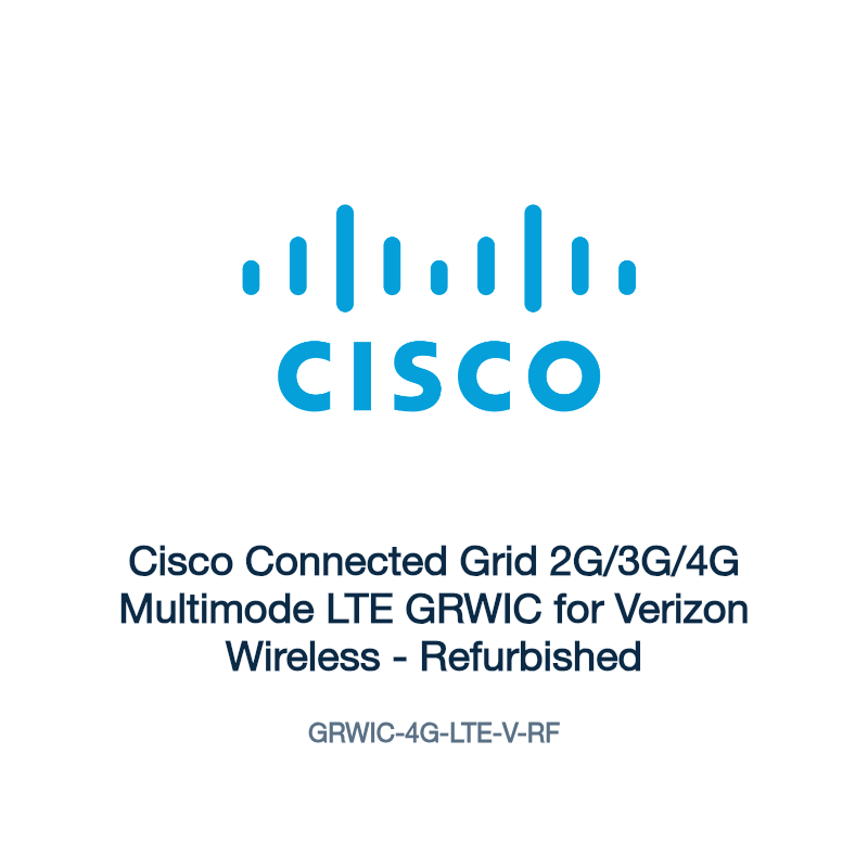 GRWIC-4G-LTE-V-RF: Cisco Connected Grid 2G/3G/4G Multimode LTE GRWIC for Verizon Wireless