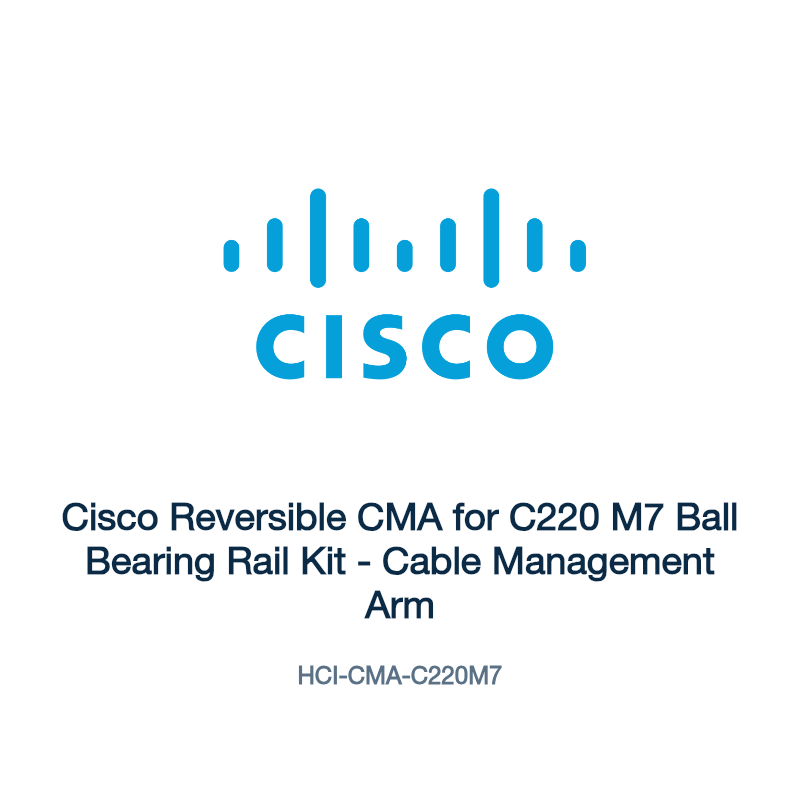HCI-CMA-C220M7: Cisco Reversible CMA for C220 M7 Ball Bearing Rail Kit