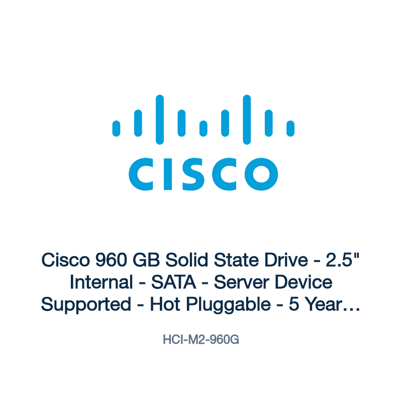 HCI-M2-960G: Cisco 960 GB Solid State Drive