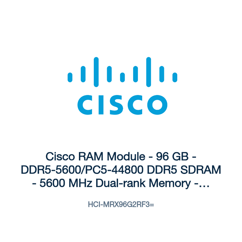 HCI-MRX96G2RF3=: Cisco RAM Module