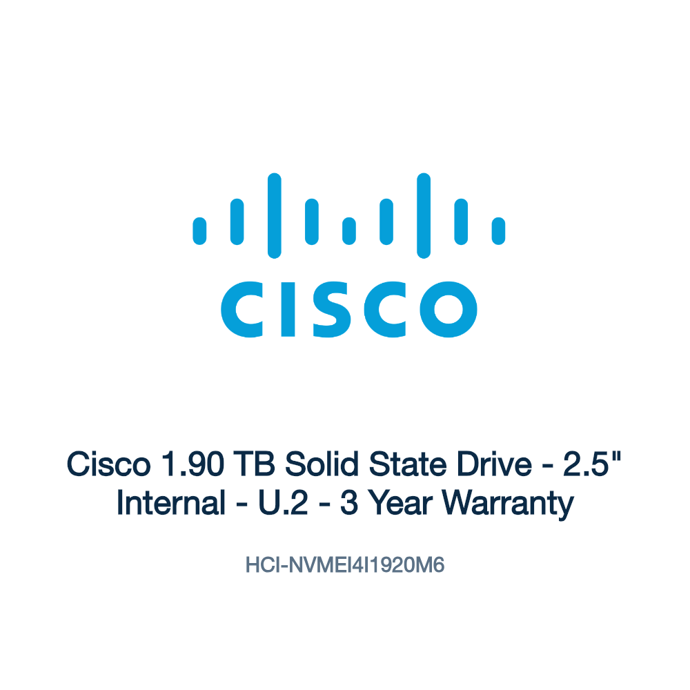 HCI-NVMEI4I1920M6: Cisco 1.90 TB Solid State Drive