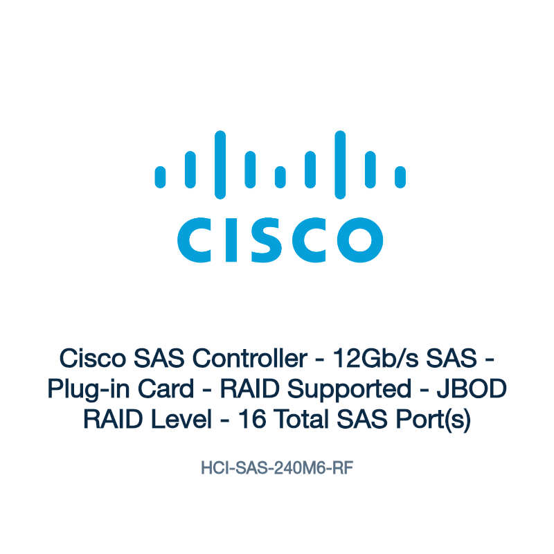 HCI-SAS-240M6-RF: Cisco SAS Controller