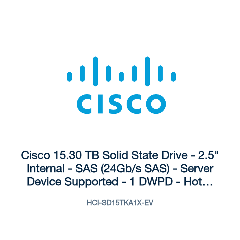 HCI-SD15TKA1X-EV: Cisco 15.30 TB Solid State Drive
