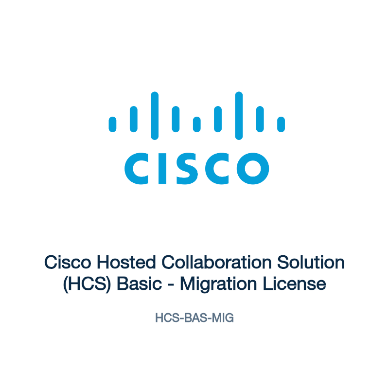 HCS-BAS-MIG: Cisco Hosted Collaboration Solution (HCS) Basic