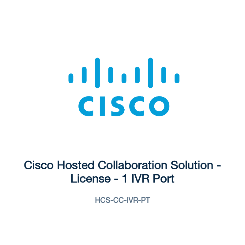 HCS-CC-IVR-PT: Cisco Hosted Collaboration Solution