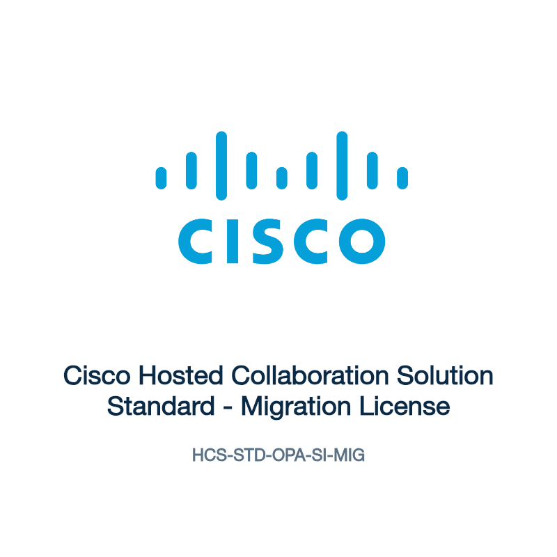 HCS-STD-OPA-SI-MIG: Cisco Hosted Collaboration Solution Standard