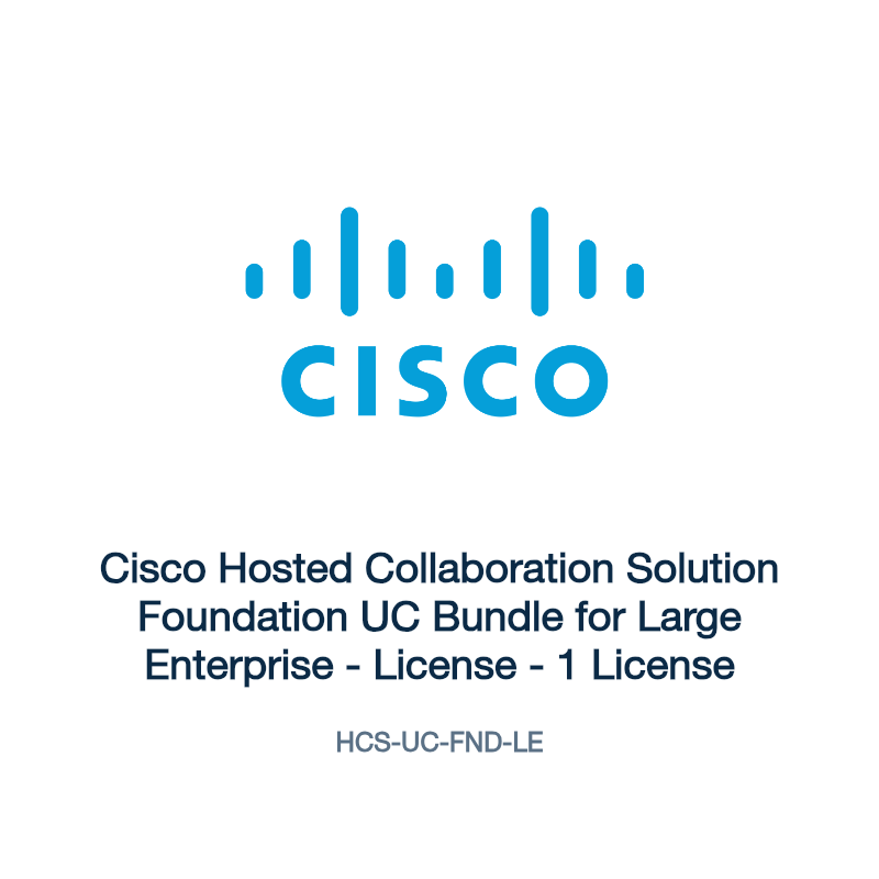 HCS-UC-FND-LE: Cisco Hosted Collaboration Solution Foundation UC Bundle for Large