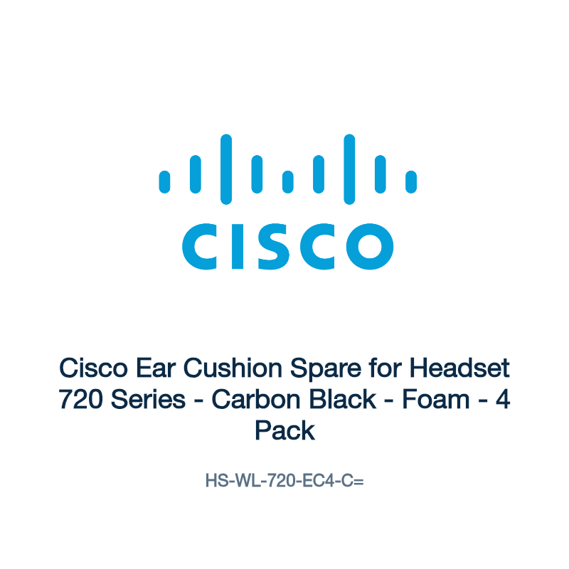 HS-WL-720-EC4-C=: Cisco Ear Cushion Spare for Headset 720 Series