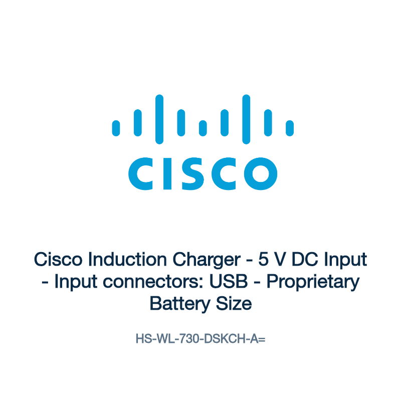 HS-WL-730-DSKCH-A=: Cisco Induction Charger