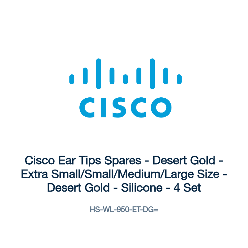 HS-WL-950-ET-DG=: Cisco Ear Tips Spares