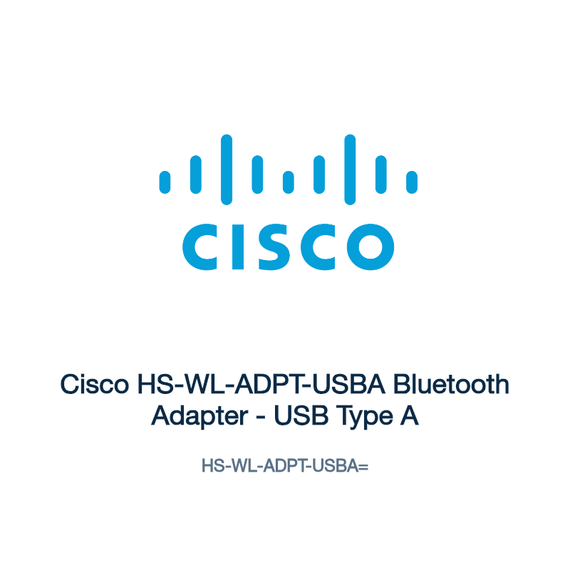 HS-WL-ADPT-USBA=: Cisco HS-WL-ADPT-USBA Bluetooth Adapter