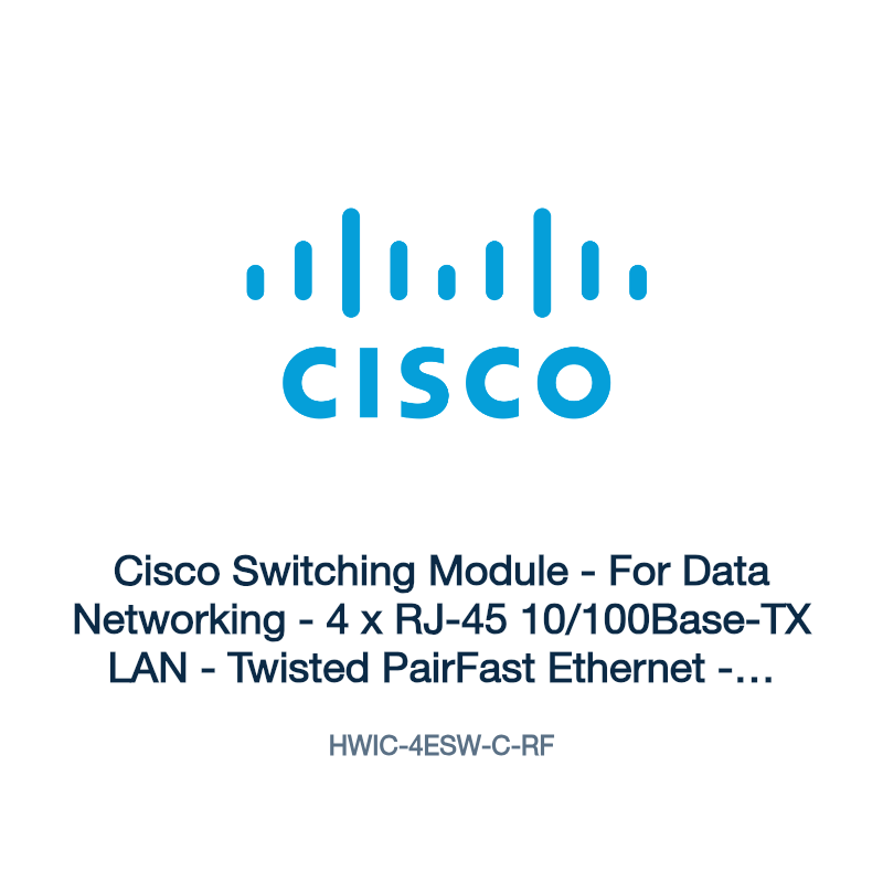 HWIC-4ESW-C-RF: Cisco Switching Module