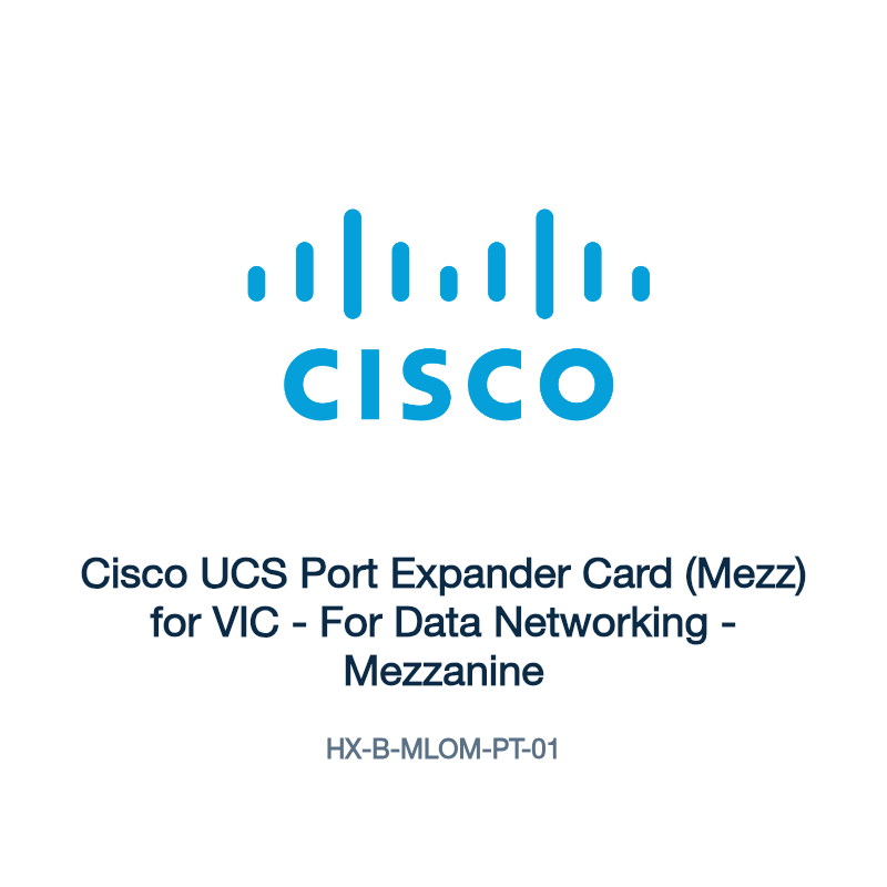 HX-B-MLOM-PT-01: Cisco UCS Port Expander Card (Mezz) for VIC