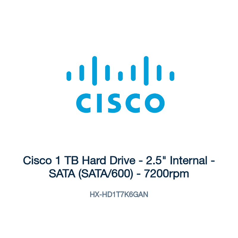 HX-HD1T7K6GAN: Cisco 1 TB Hard Drive