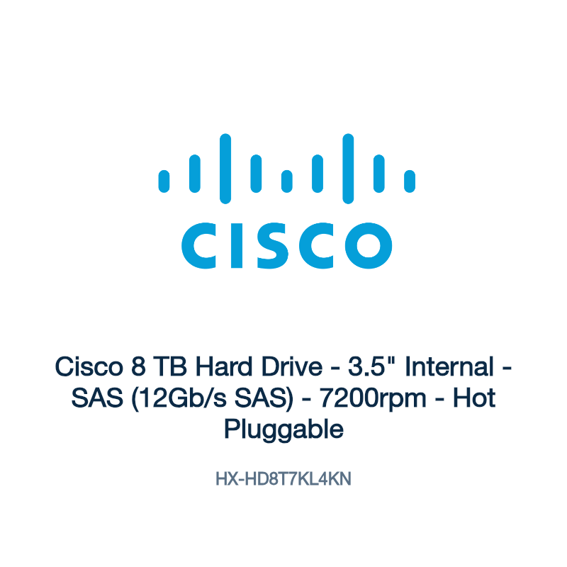 HX-HD8T7KL4KN: Cisco 8 TB Hard Drive
