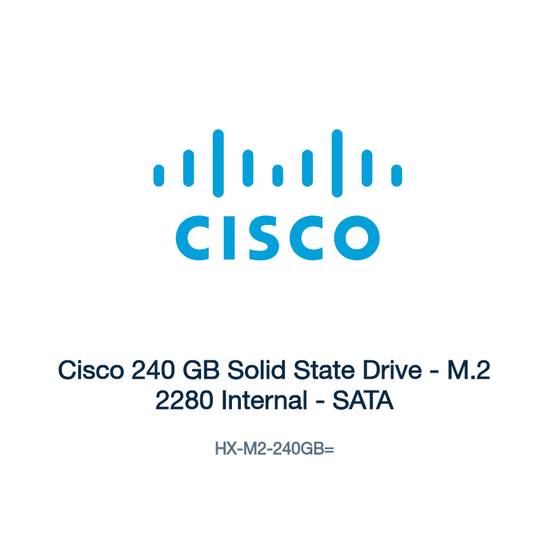 HX-M2-240GB=: Cisco 240 GB Solid State Drive