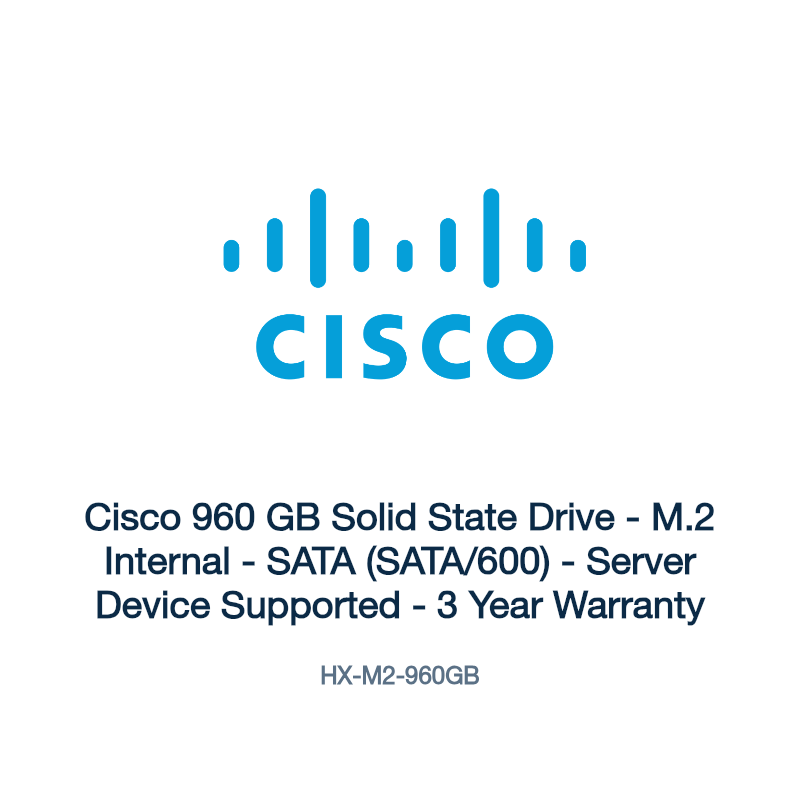 HX-M2-960GB: Cisco 960 GB Solid State Drive