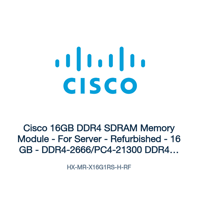 HX-MR-X16G1RS-H-RF: Cisco 16GB DDR4 SDRAM Memory Module