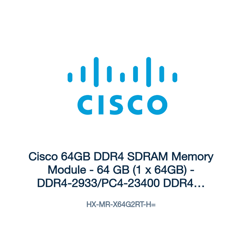 HX-MR-X64G2RT-H=: Cisco 64GB DDR4 SDRAM Memory Module