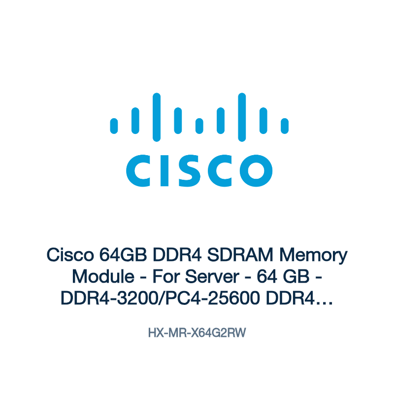 HX-MR-X64G2RW: Cisco 64GB DDR4 SDRAM Memory Module