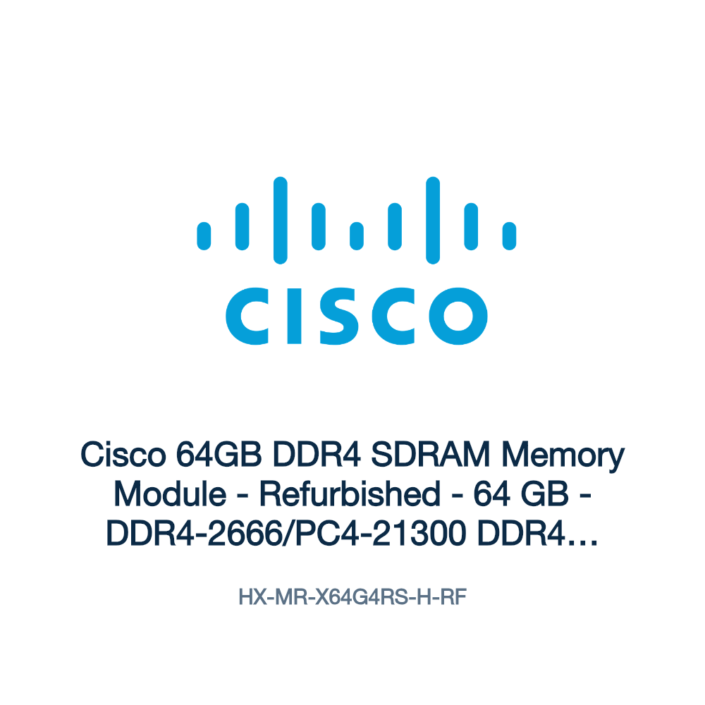 HX-MR-X64G4RS-H-RF: Cisco 64GB DDR4 SDRAM Memory Module