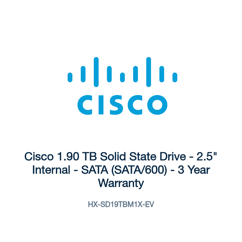 HX-SD19TBM1X-EV: Cisco 1.90 TB Solid State Drive