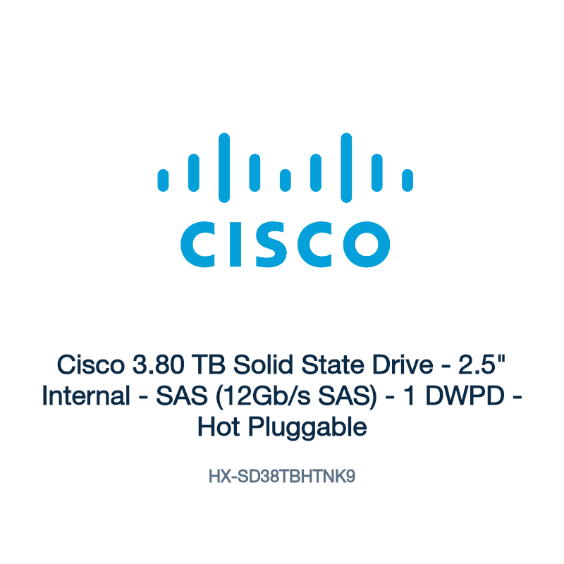 HX-SD38TBHTNK9: Cisco 3.80 TB Solid State Drive