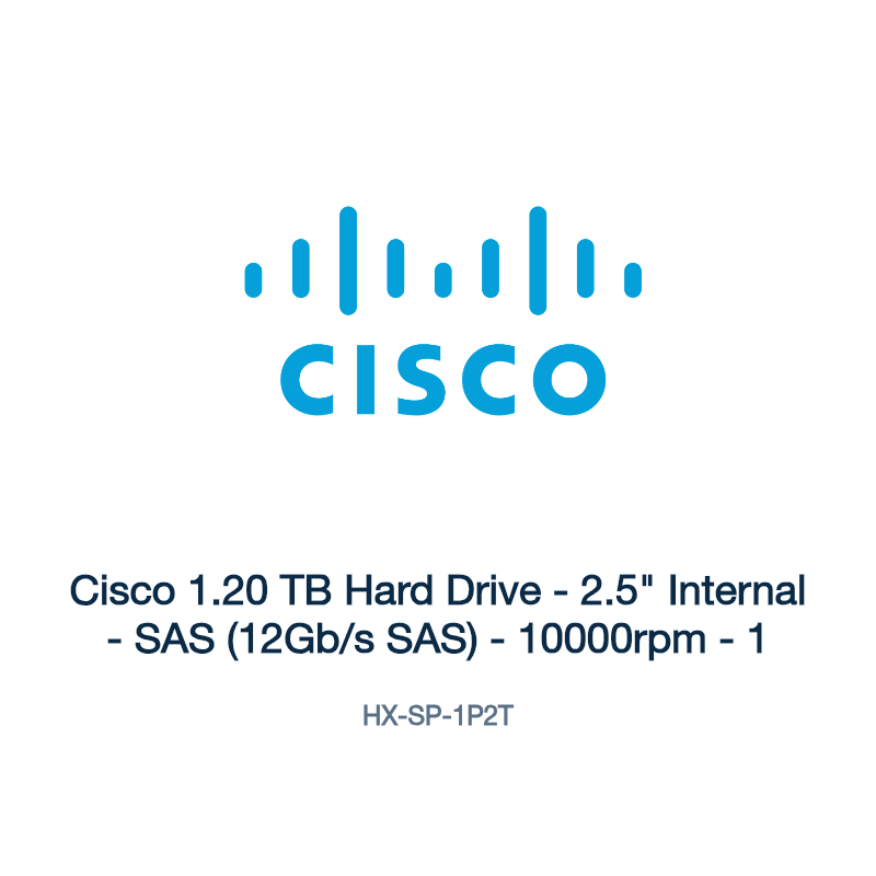 HX-SP-1P2T: Cisco 1.20 TB Hard Drive