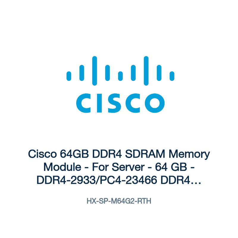 HX-SP-M64G2-RTH: Cisco 64GB DDR4 SDRAM Memory Module