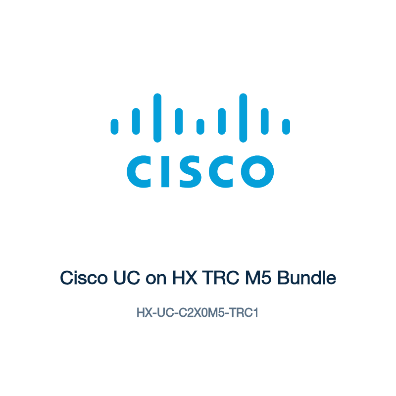 HX-UC-C2X0M5-TRC1: Cisco UC on HX TRC M5 Bundle