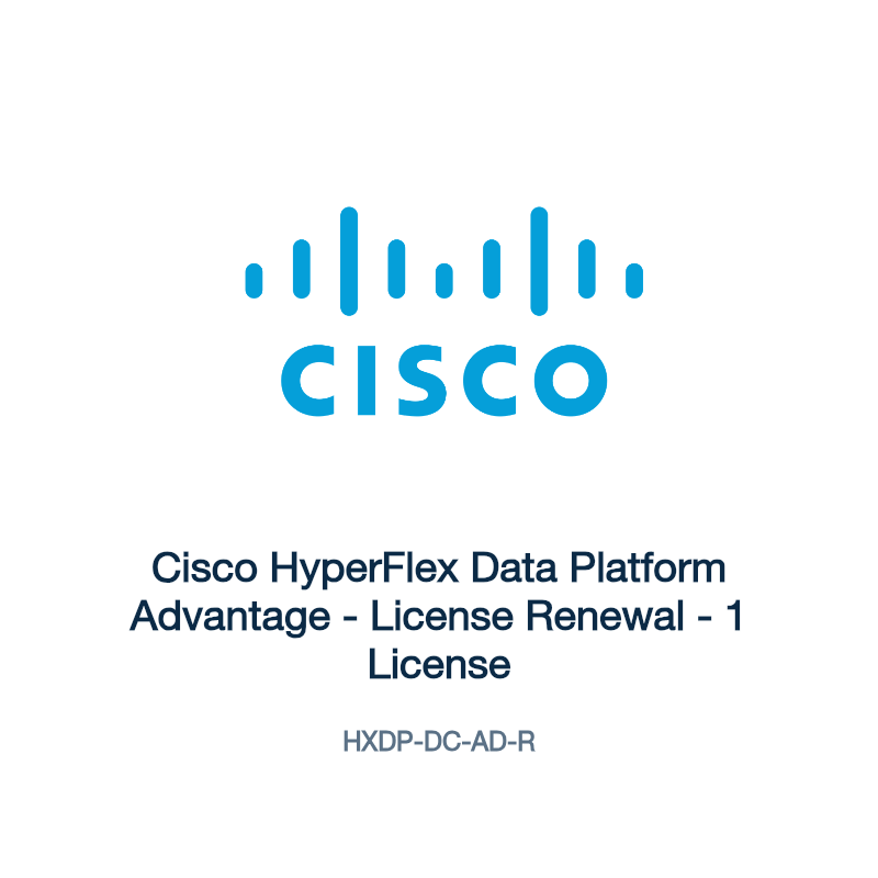 HXDP-DC-AD-R: Cisco HyperFlex Data Platform Advantage