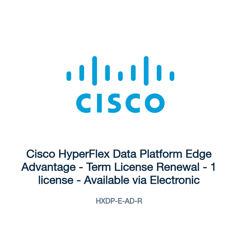 HXDP-E-AD-R: Cisco HyperFlex Data Platform Edge Advantage