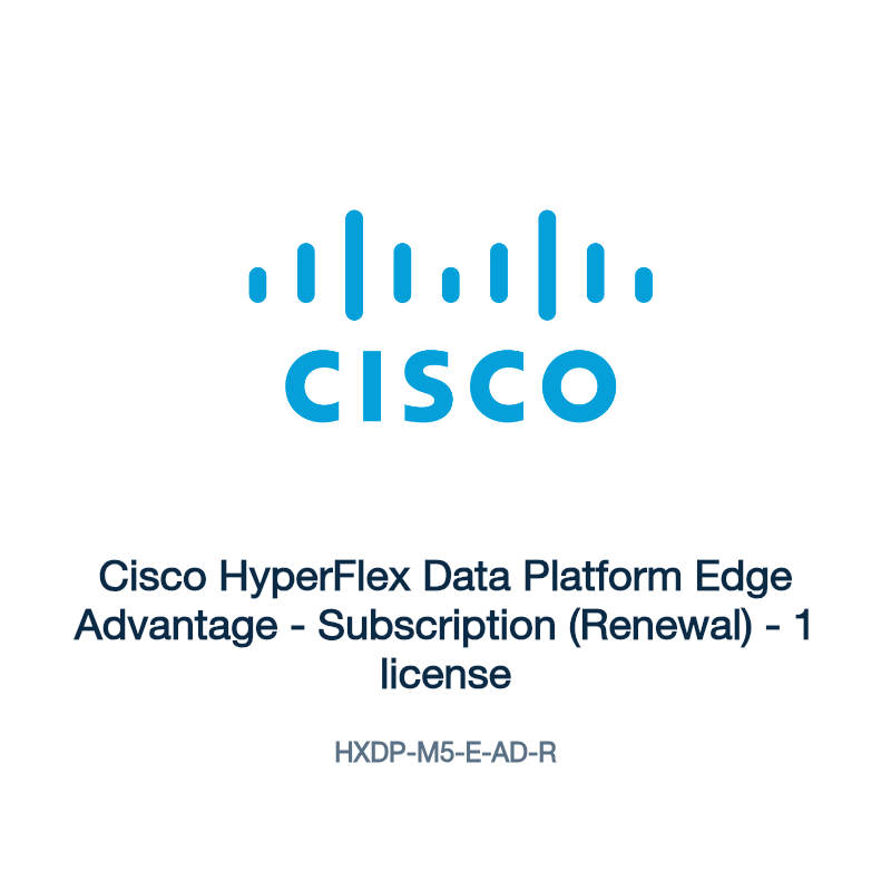 HXDP-M5-E-AD-R: Cisco HyperFlex Data Platform Edge Advantage