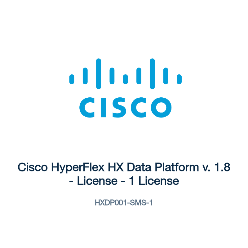 HXDP001-SMS-1: Cisco HyperFlex HX Data Platform v. 1.8