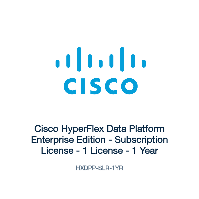 HXDPP-SLR-1YR: Cisco HyperFlex Data Platform Enterprise Edition
