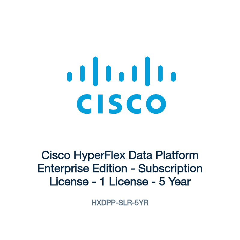 HXDPP-SLR-5YR: Cisco HyperFlex Data Platform Enterprise Edition