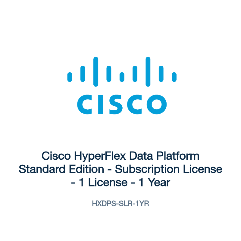 HXDPS-SLR-1YR: Cisco HyperFlex Data Platform Standard Edition