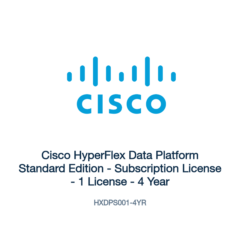 HXDPS001-4YR: Cisco HyperFlex Data Platform Standard Edition