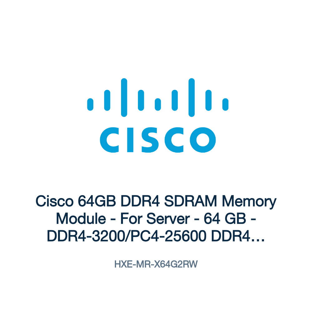 HXE-MR-X64G2RW: Cisco 64GB DDR4 SDRAM Memory Module